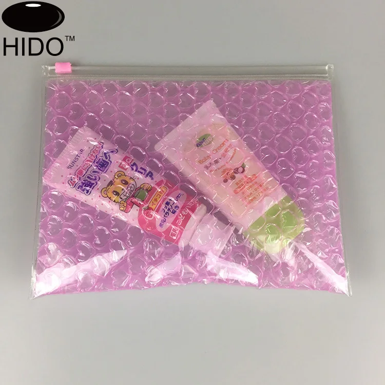 Reusable Transparent Pvc Colored Bubble Ziplock Bag Buy Bubble