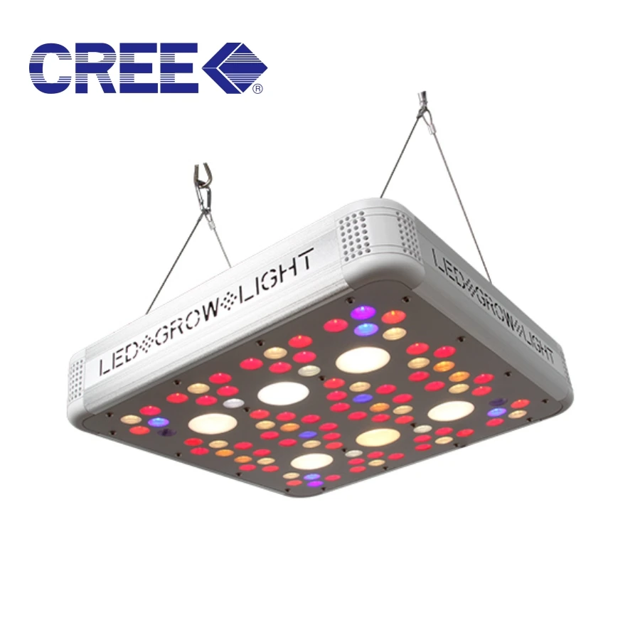 High PPFD LED Plant Grow Lamp Full Spectrum Hydroponic Growing Bloom Buttons 300w 600w 900w 1200w Crees COB LED Grow Light