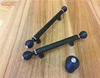 Black European crystal wardrobe door handle Diamond furniture handles crystal cabinet handle & knobs
