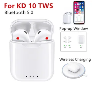 KD10 TWS 5.0 Bluetooth Wireless Earbuds Touch Control