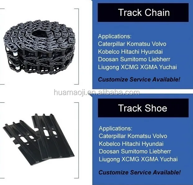 Excavator Undercarriage Track Chain Track Link Assy Buy Excavator