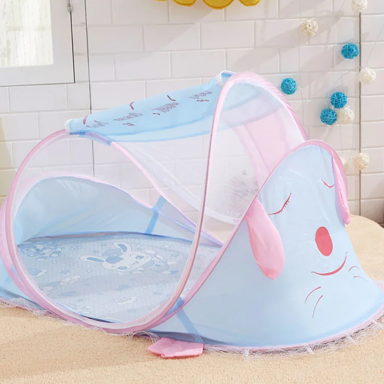 Zogift New Foldable Baby Mosquito Net Dog Shape Bed Mosquito Net Crib