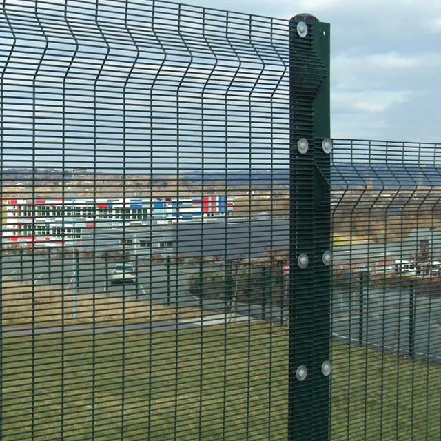 
Low Carbon Steel Welded Wire Mesh 3 Wave folds 358 / 3510 Security mesh fence 