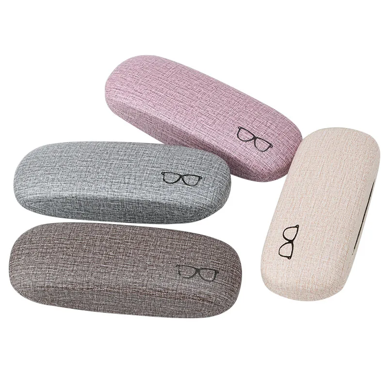 

Spectacles Box Eyeglasses Box Protector Container PU Covered Glasses Case