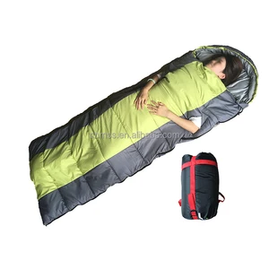 Office Family Picnic Adult Outdoor Cotton Sleep Bag With Waterpoof Ripstop Fabric Outstretched Double Camping Sleeping Bag