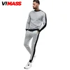 /product-detail/blank-mens-tracksuit-slim-fit-tracksuit-with-side-stripes-60778106119.html