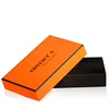 OEM hot Stamping Logo orange watch gift paper box packaging