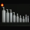 20ml~500ml high quality white round shampoo plastic lotion cosmetic PETG spray pump bottle