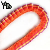 

YQ-LH01 Fancy Colored frill ruffle lace trim 2CM for blouse accessories