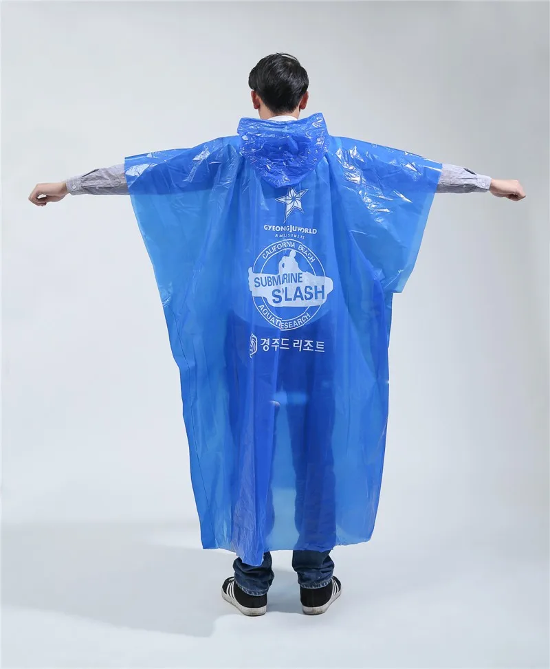 Cheap Disposable Pe Raincoatclear Plastic Rain Jacket Clear Plastic