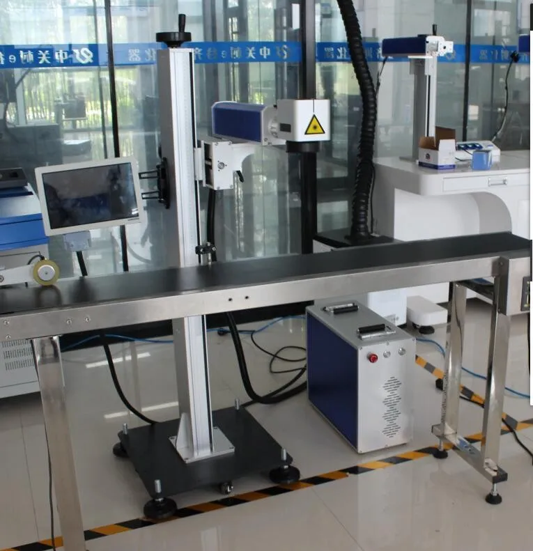 flying fiber laser engraving and marking machine