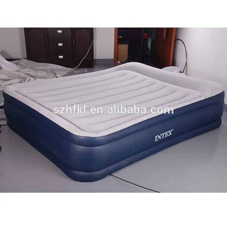 
comfortable inflatable pvc bed mattress / king size inflatable air bed  (60741775657)