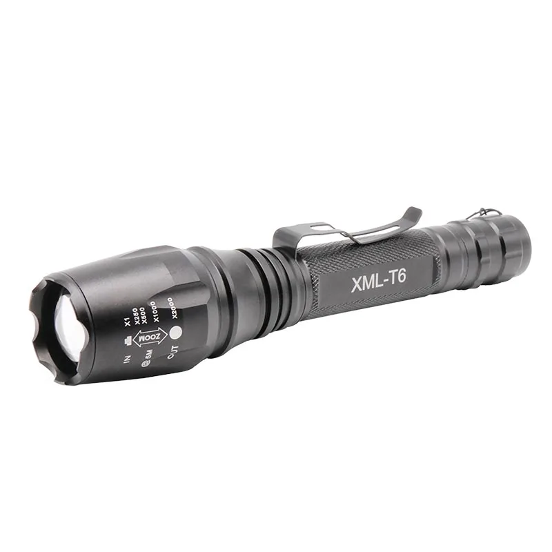 Tactical Military LED Flashlight Torch G900 Zoomable 5-Mode Waterproof Lamp 
