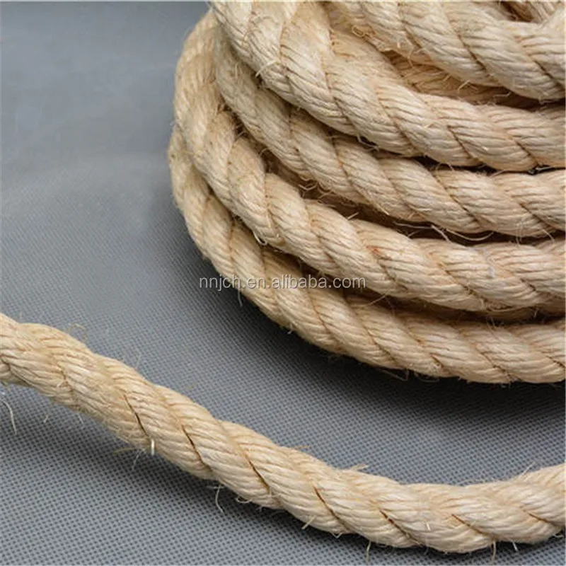 560mm Sisal Rope Twist Sisal Cordage Natural/bleached White For Pets