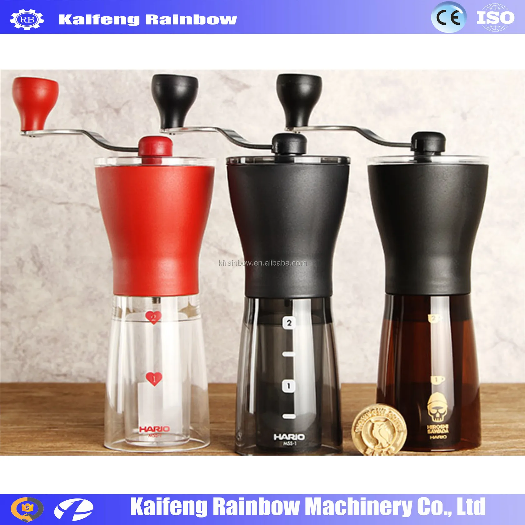 Professional Good Feedback Manual Coffee Bean Crush Machine Coffee