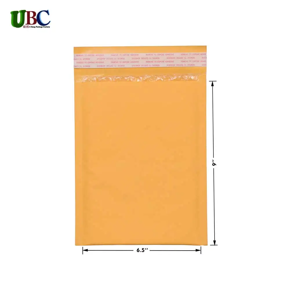 

[Fast Delivery] 50pcs/pack #0 6x9 Inches/15x23cm Kraft Bubble Mailers Padded Envelopes wholesale bubble envelope