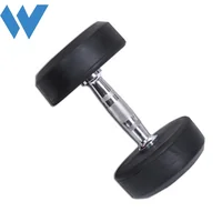 

WANJIA FITNESS Eco-friendly Rubber Coated Round Dumbbell