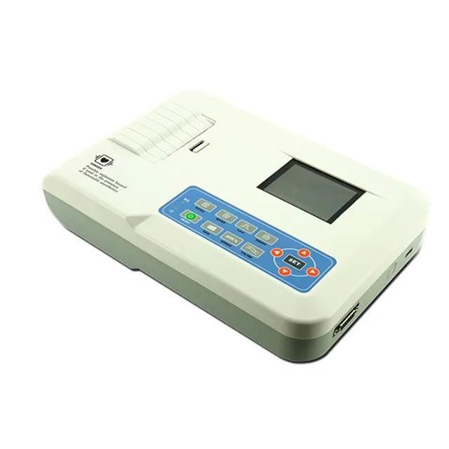 Medical Equipment 3 Channel Standard 12 leads Electrocardiograph ECG Machine Price