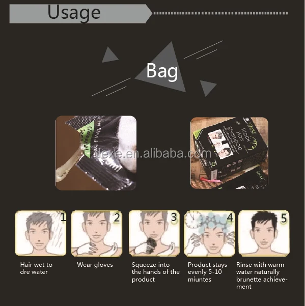 Mild Black Hair Shampoo Korea Indian Free Hair Dye Without