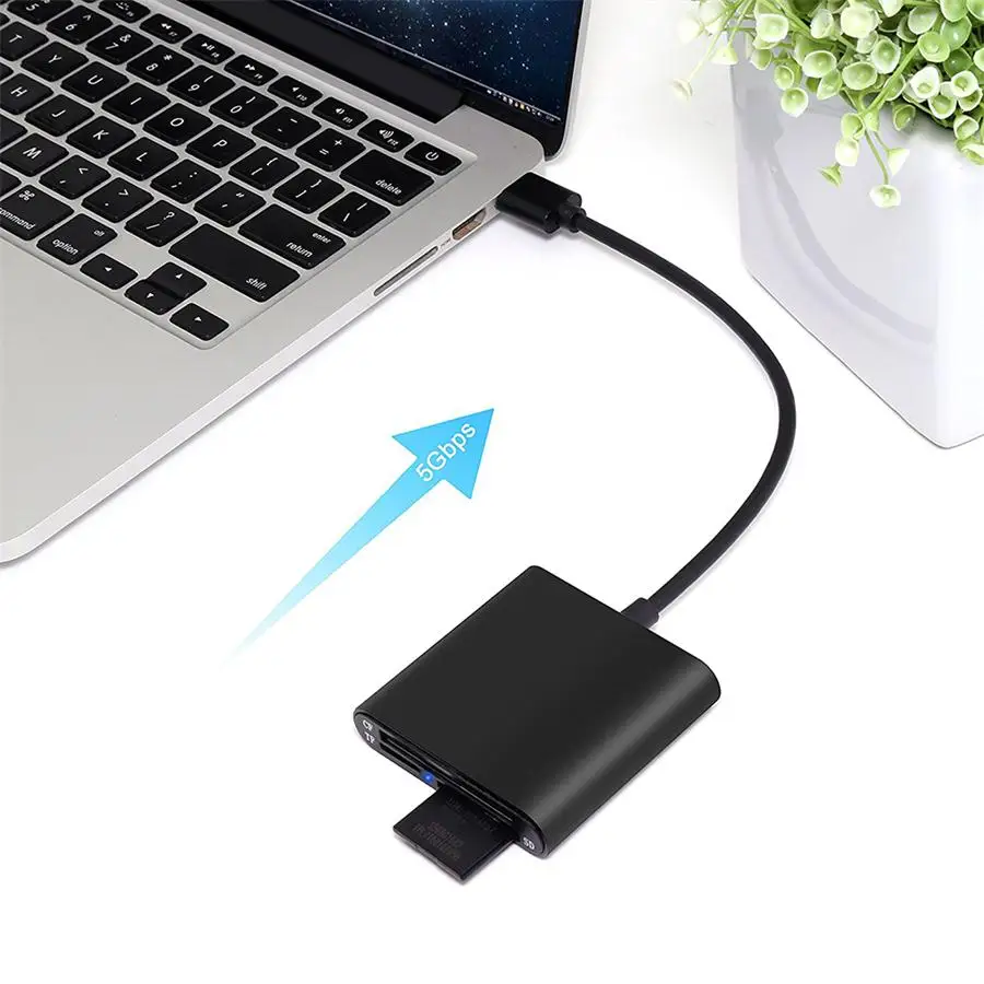 Rocketek CFast 2.0 Reader USB 3.0 to SATA Adapter CFast 2.0 Card and 2.5" HDD Hard Drive/Read Write SSD&CF Card Simultaneously - ANKUX.COM