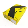 Customized wholesale low price yellow empty mate lamination paper electronic packaging box