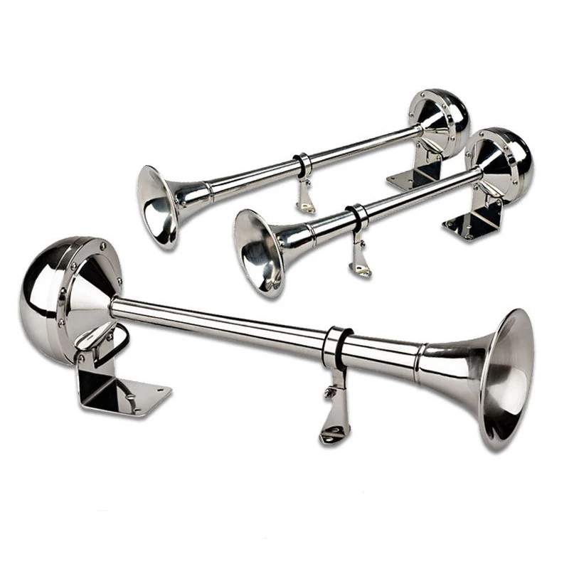 Wolo Sea Safe Marine Air Horn 12v 24v 304 Stainless Steel Horn For Boat