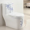 106A Siphonic one piece toilet with handmade drawing ceramic toilet
