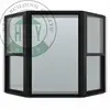 Sound proof aluminum glass window isolated sliding safety lock