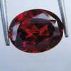 2012 fashion Chinese garnet oval shape good cutting loose gemstone