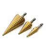 Hot sale Hss 3pc Titanium Set Wood Metal Drilling Step Drill Bit Set