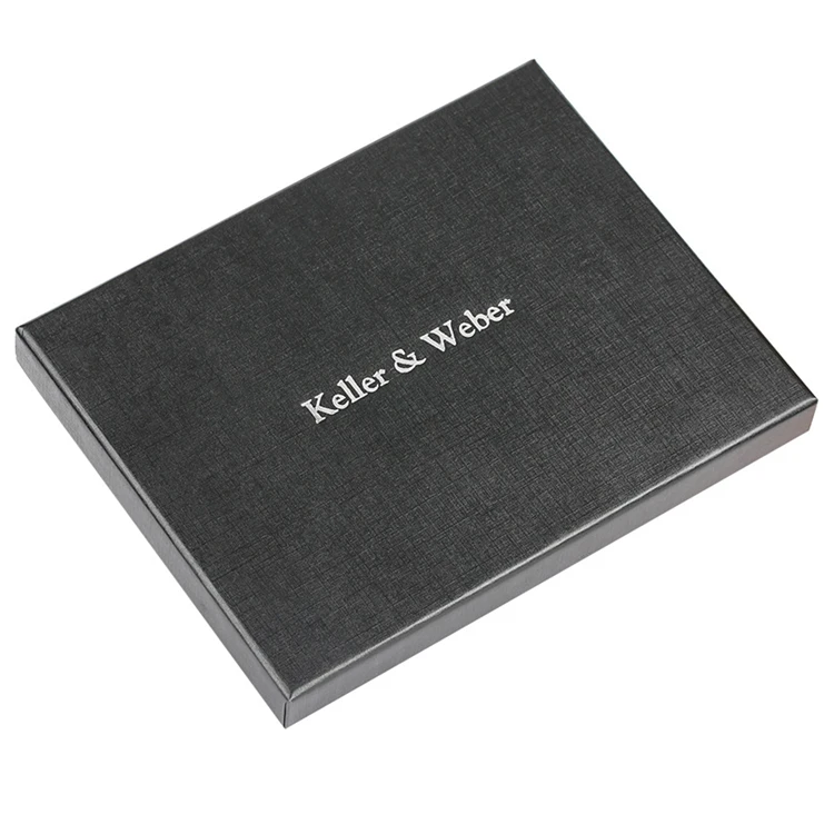 luxury wallet rigid paper packaging  men gift box (9)
