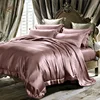 Solid purple Oeko-Tex Qualified Luxury 25 mm Silk Bedding Set
