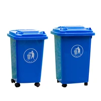 

50 liters outdoor plastic dustbin recycling waste bin