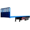 2 axle flat bed semi trailer / 2 axles container trailer for sale