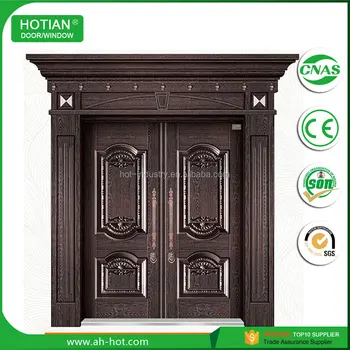 High Quality Indian House Gate Grill Steel Door Entry Double Door In Metal Skin Buy House Main Gate Designs Steel Door 48 Inches Exterior Doors