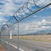 factory direct sale high security galvanized chain link fence top barbed wire