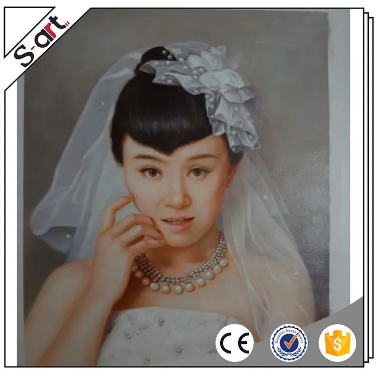 Handpainted oil painting portrait oil painting portrait oil painting(zt)06