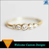 Latest gold finger ring designs american wedding fake three diamond rings