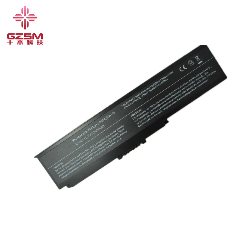 

for Dell laptop battery for Inspiron 1420 Vostro 1400 WW116 FT080 battery FT095 MN151 MN154 NB331 312-0543 battery laptop, Black