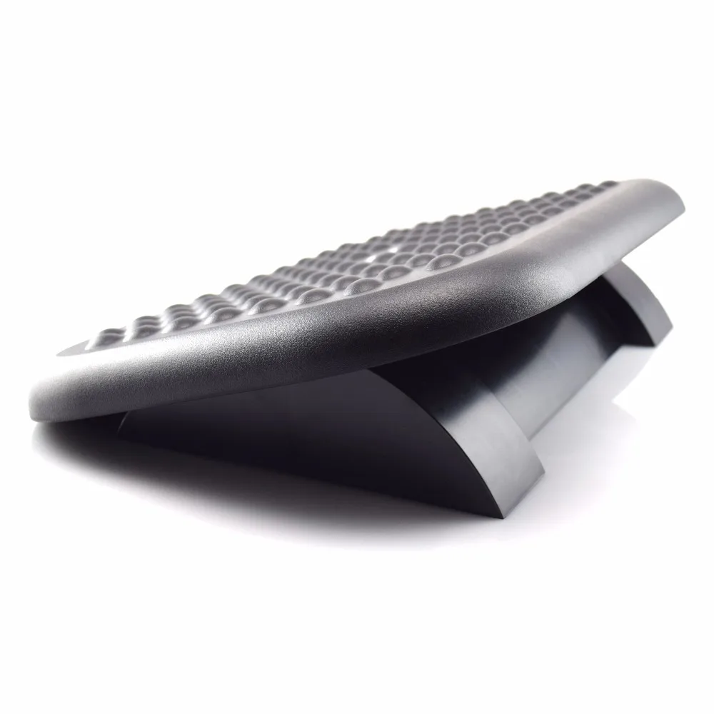 
Factory direct portable angle adjustable plastic office footrest 