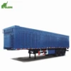 dry freight vans 3 axles semi trailer of large size van body / tri axle cargo transporting van truck trailer / van semi trailer