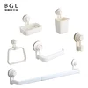 new design white osculum type cheap plastic bathroom hardware sets
