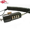 New Promotion Curly Coiled security Password Computer Lock with Master key Pictures