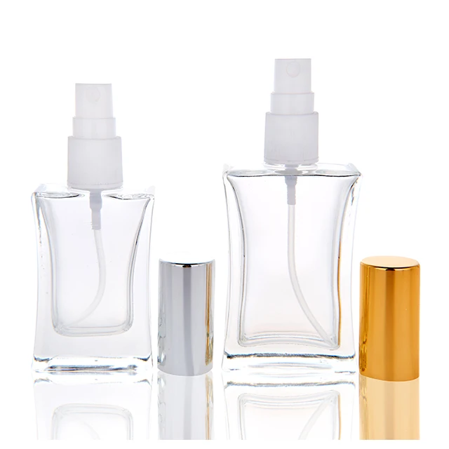 30ml 50ml Clear Empty Glass Empty Spray Perfume Bottles With Cap Buy