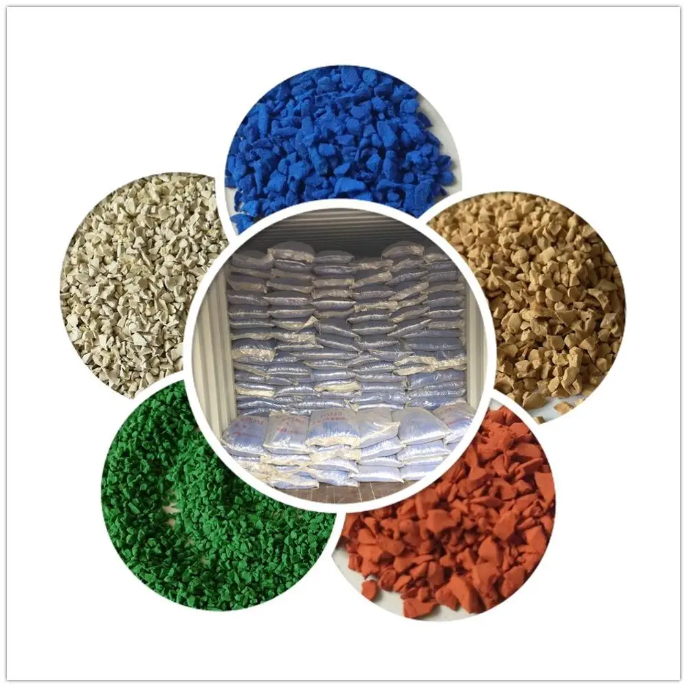 Colorful Infilling Epdm Granule Granulated Rubber And Recycled Rubber