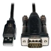 USB 2.0 to RS232 DB9 serial adapter converter Cable tea color with FTDI chipset