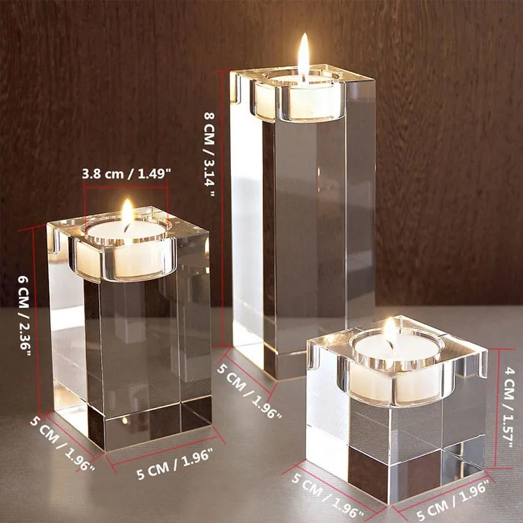 product wholesale carved crystal tealight candlestick customize k9 crystal candle holder-27