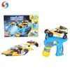 Hot selling Electric BO Puzzle Bubble Gun with DIY Helicopter Car Plan Plastic Bricks Building Blocks Toys Shantou factory