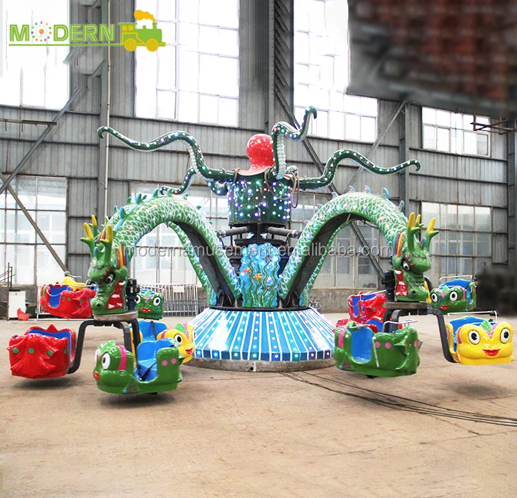 2018 amusement park equipment machine octopus ride for kids and adult