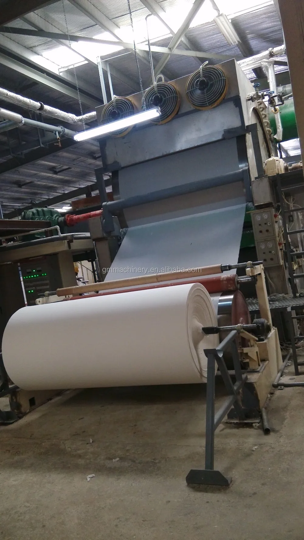 Dust Free Facial Tissue Paper Production Line Hemp Paper In Rolls Paper